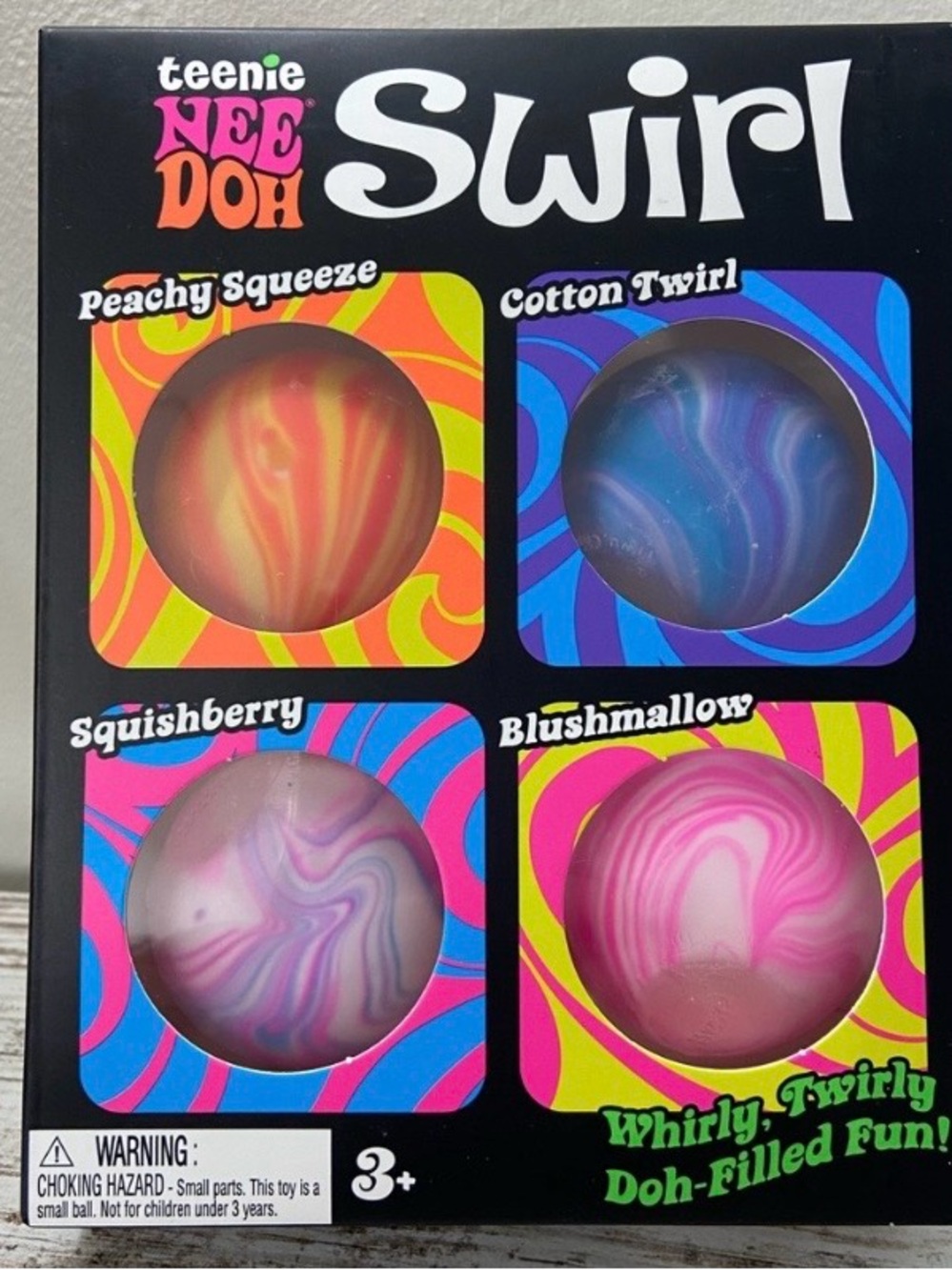 Swirl Squishy Toy Set - Multicolor Bundle of (2) - Picture 3 of 4